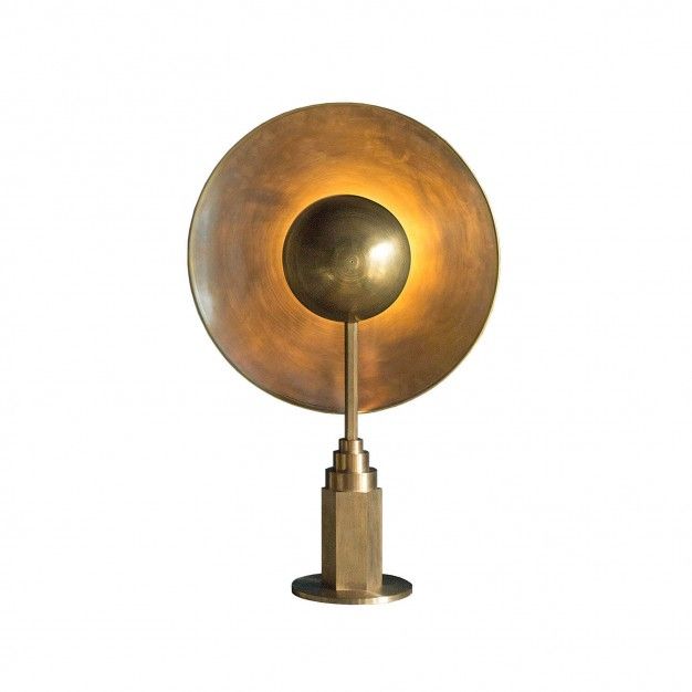 Moroccan brass table lamp with geometric design handcrafted by artisans